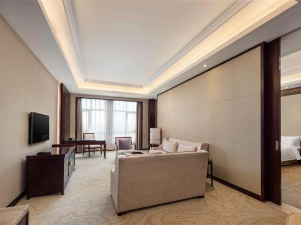 Linyi Blue Horizon International Hotel Yi He Buitenkant foto
