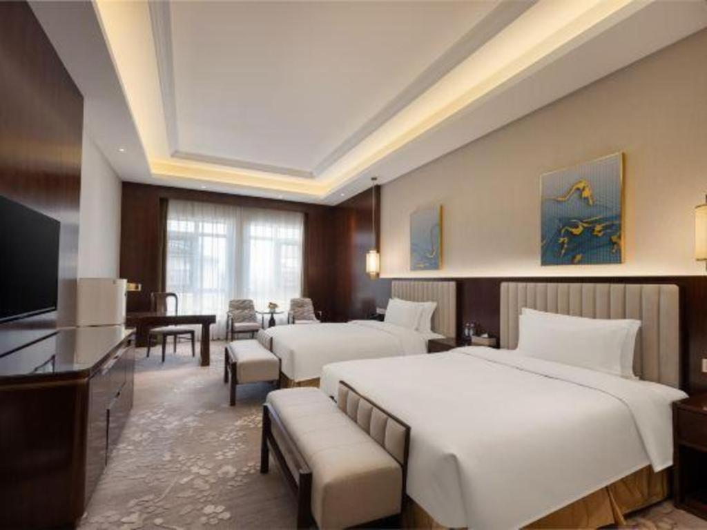 Linyi Blue Horizon International Hotel Yi He Buitenkant foto
